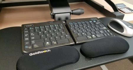 人体工学键盘手腕垫设置